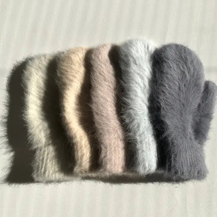 Super Soft Angora Mittens