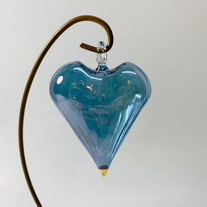 Blown Glass Heart Ornaments