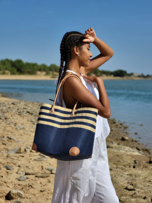 Large Straw Woven Tote