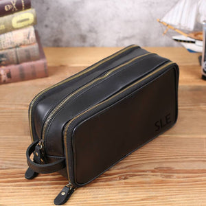 Leather Toiletry Bag