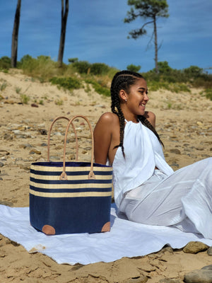 Large Straw Woven Tote