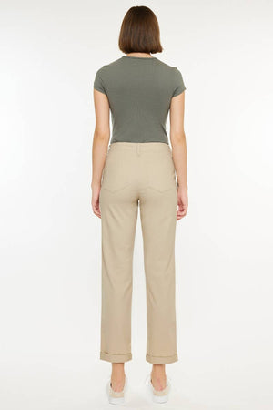 High Waist Stretch Chinos