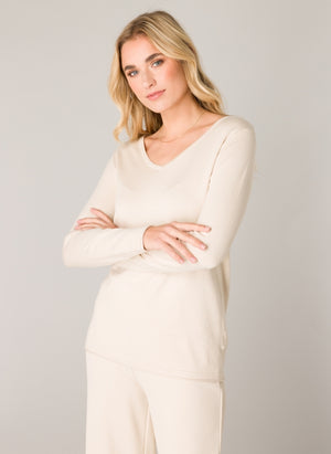 Yola Tee - Long Sleeve V-neck