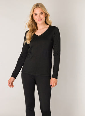 Yola Tee - Long Sleeve V-neck