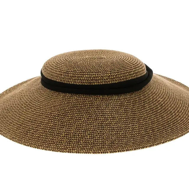 Collapsible Sun Hat with Fabric Band