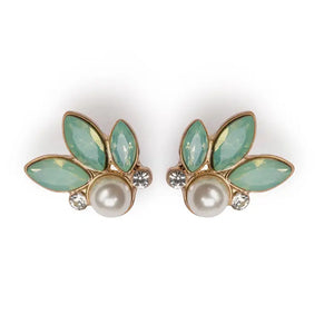 Leaf & Pearl Earrings