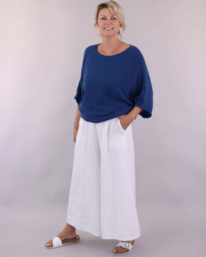 Cashmere Blend Boat Neck Tunic