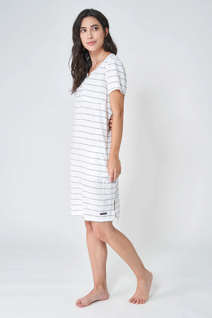 Batela Linen/Viscose Shirt Dress A2385