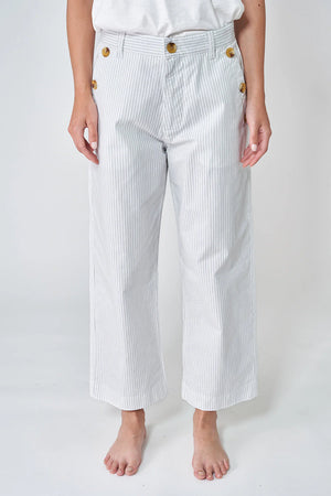 Batela Cotton Twill  Pant Striped