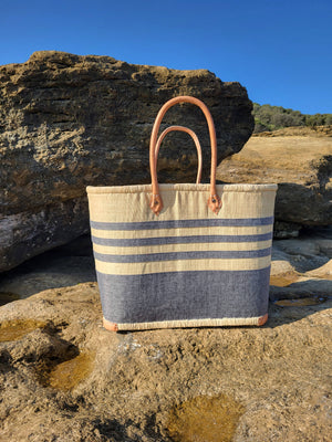 Large Woven Straw Tote