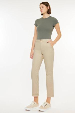 High Waist Stretch Chinos