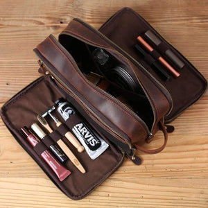 Leather Toiletry Bag