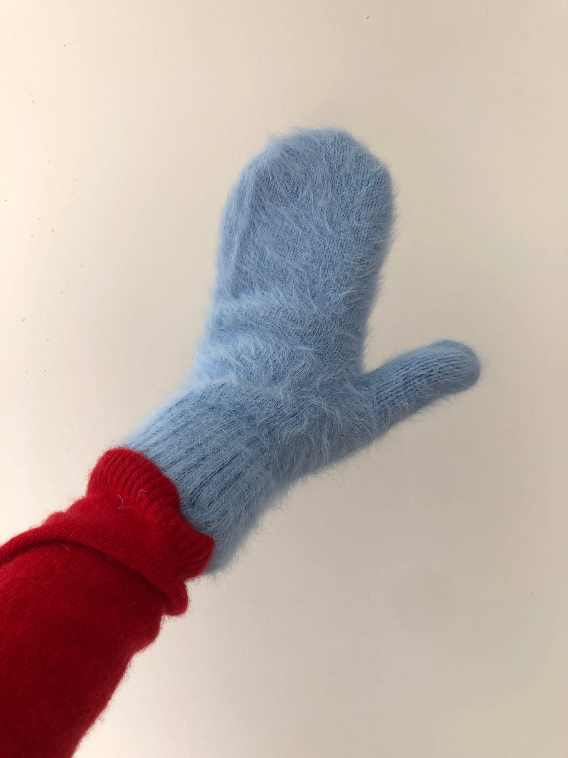 Super-soft Angora Mittens - Brights