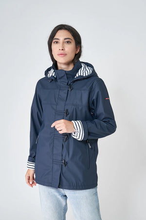 Batela Toggle Detail Raincoat C3008