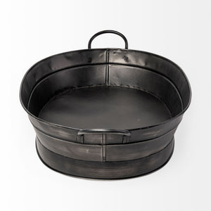 Reno Black Metal Basket