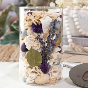 Amber Lavender Potpourri Jar