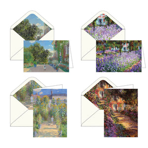 Monet Gardens Note Cards
