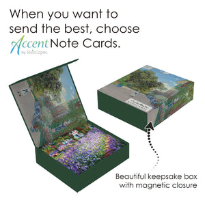 Monet Gardens Note Cards