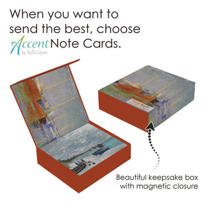 Monet Boats Note Cards