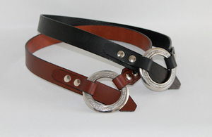 Leather Slouch Belt