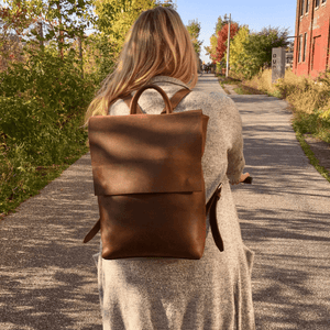 Camino Leather Backpack,