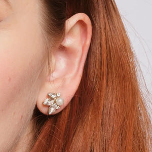 Leaf & Pearl Earrings