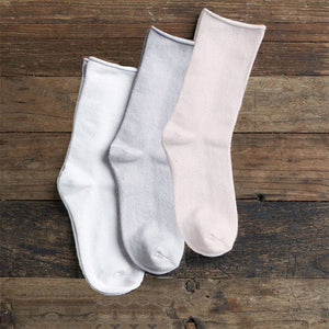 Recycled Poly Yarns Crew Sock Polytam, 3 pack - L7078